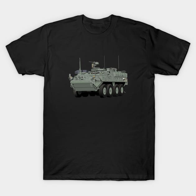 Stryker Infantry Carrier Vehicle T-Shirt by NorseTech